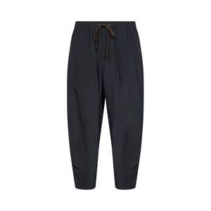 Uma Wang Men Navy Blue Viscose Pajama-Style Trousers